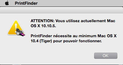 PrintFinder capture insolite