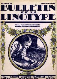 Bulletin de la Linotype n°18 couverture