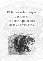 Dictionnaire des rues d'Avignon couverture