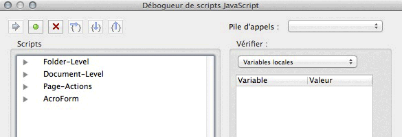 La Console JavaScript d'Acrobat