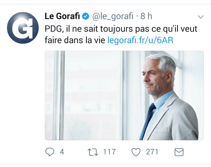 Tweet du Gorafi