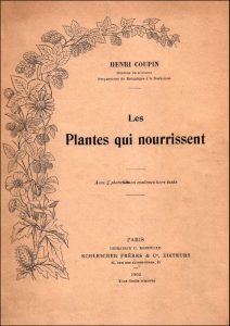 Les plantes qui nourrissent