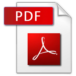 Icône de fichier PDF avec l'icône d'Acrobat